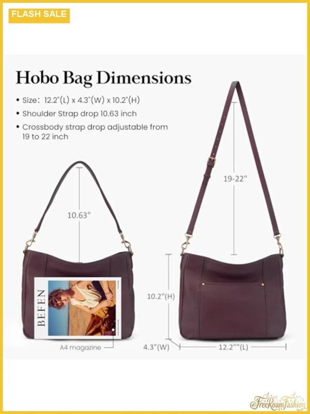 Genuine Leather Hobo Crossbody Bag Women Shoulder Purse Handbag